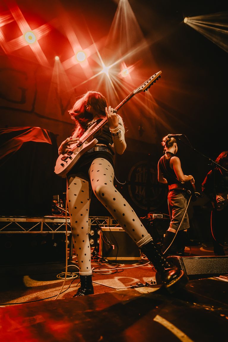 Blush performing in Adelaide at Hindley Street Music Hall